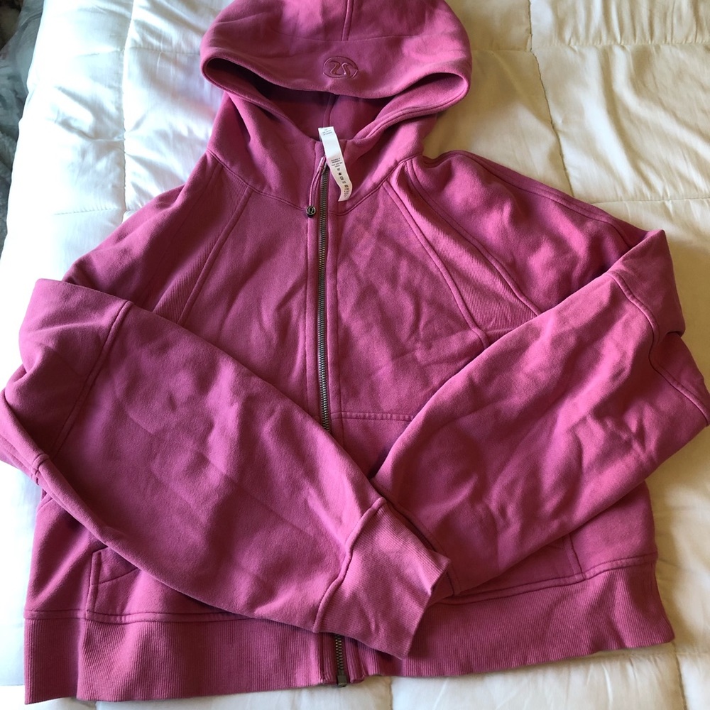 Lululemon Full Zip Oversized Scuba Pink Blossom